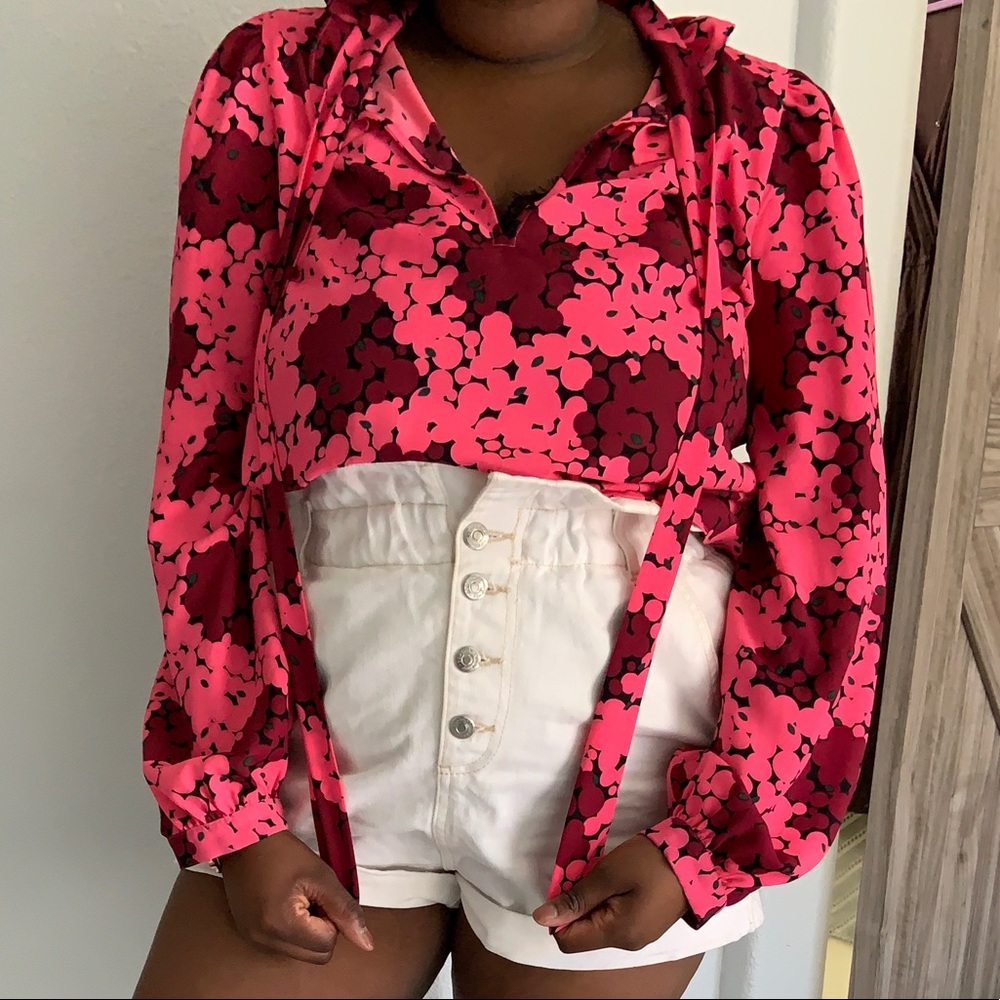 Kate Spade Bubble Dot Blouse - Size L